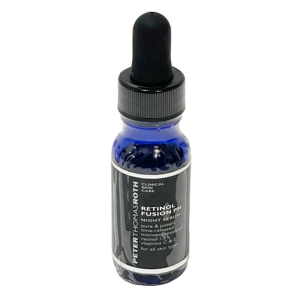 Peter Thomas Roth Retinol Fusion PM Night Serum Vitamin C E .4oz Sealed NWOB